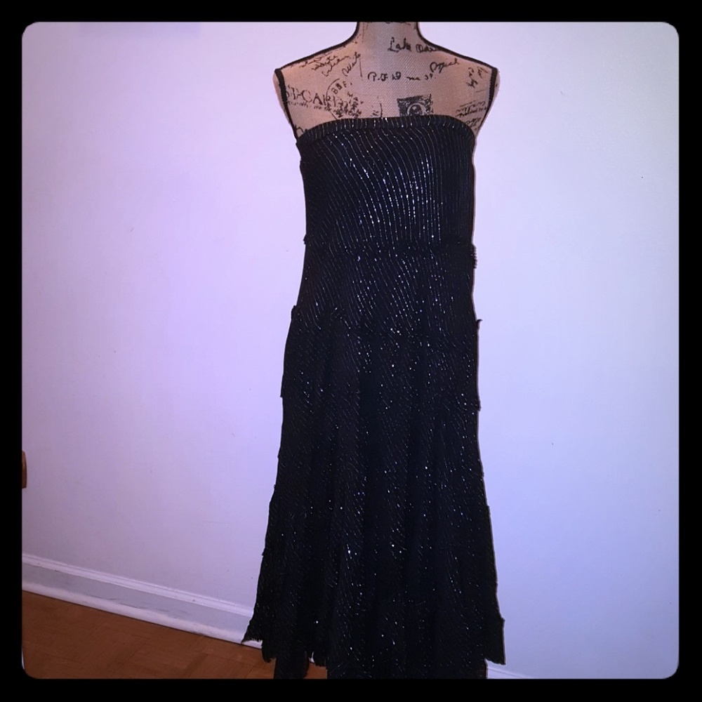Black n silver staples dress